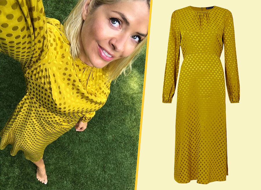 M☀S Spotty Mustard Dress Is Now On Sale ...